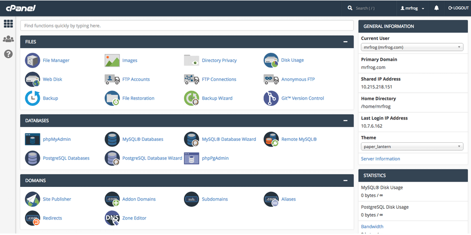 Most Popular hosting control panels