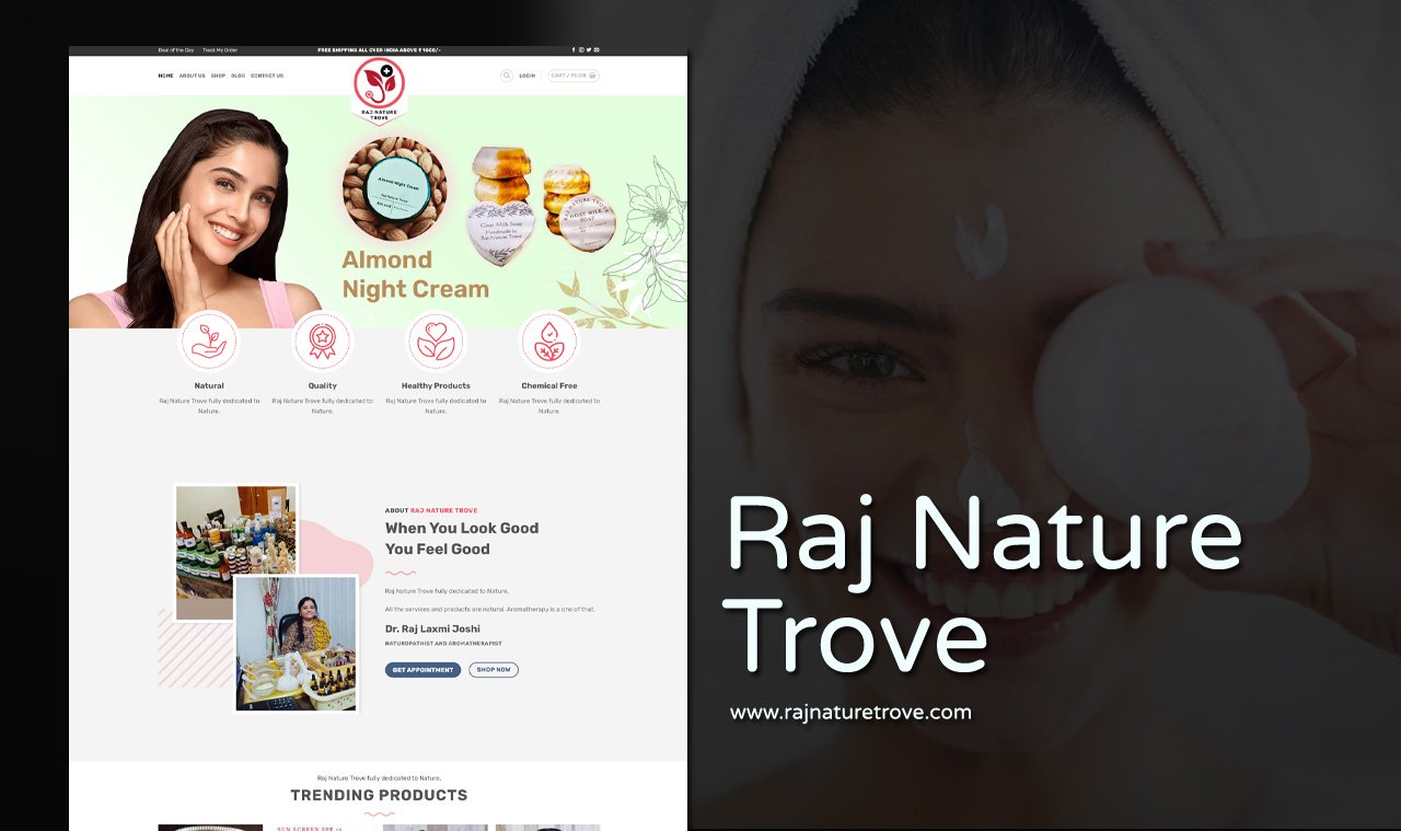 natural products website designer in rajasthan india